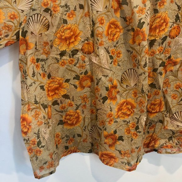 Spell & the Gypsy Seashell Blouse NEW Floral Top - Picture 14 of 16